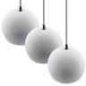 Kit 2 Pendente Bola Branco/Cromado /2 3002 - 5
