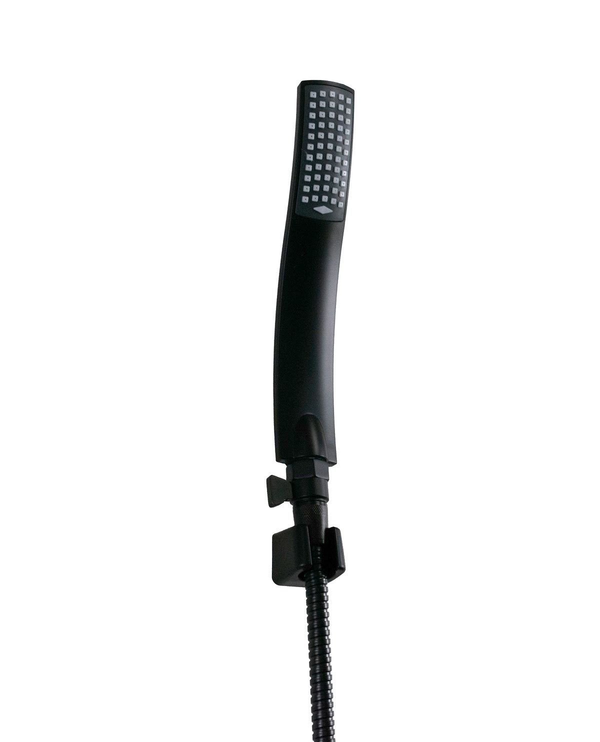 Ducha Higienica Preto Fosco com Registro e Mangueira em Abs - 4