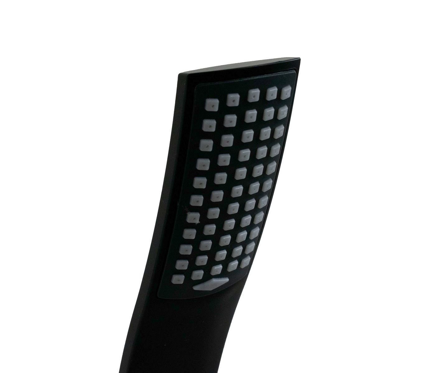 Ducha Higienica Preto Fosco com Registro e Mangueira em Abs - 3