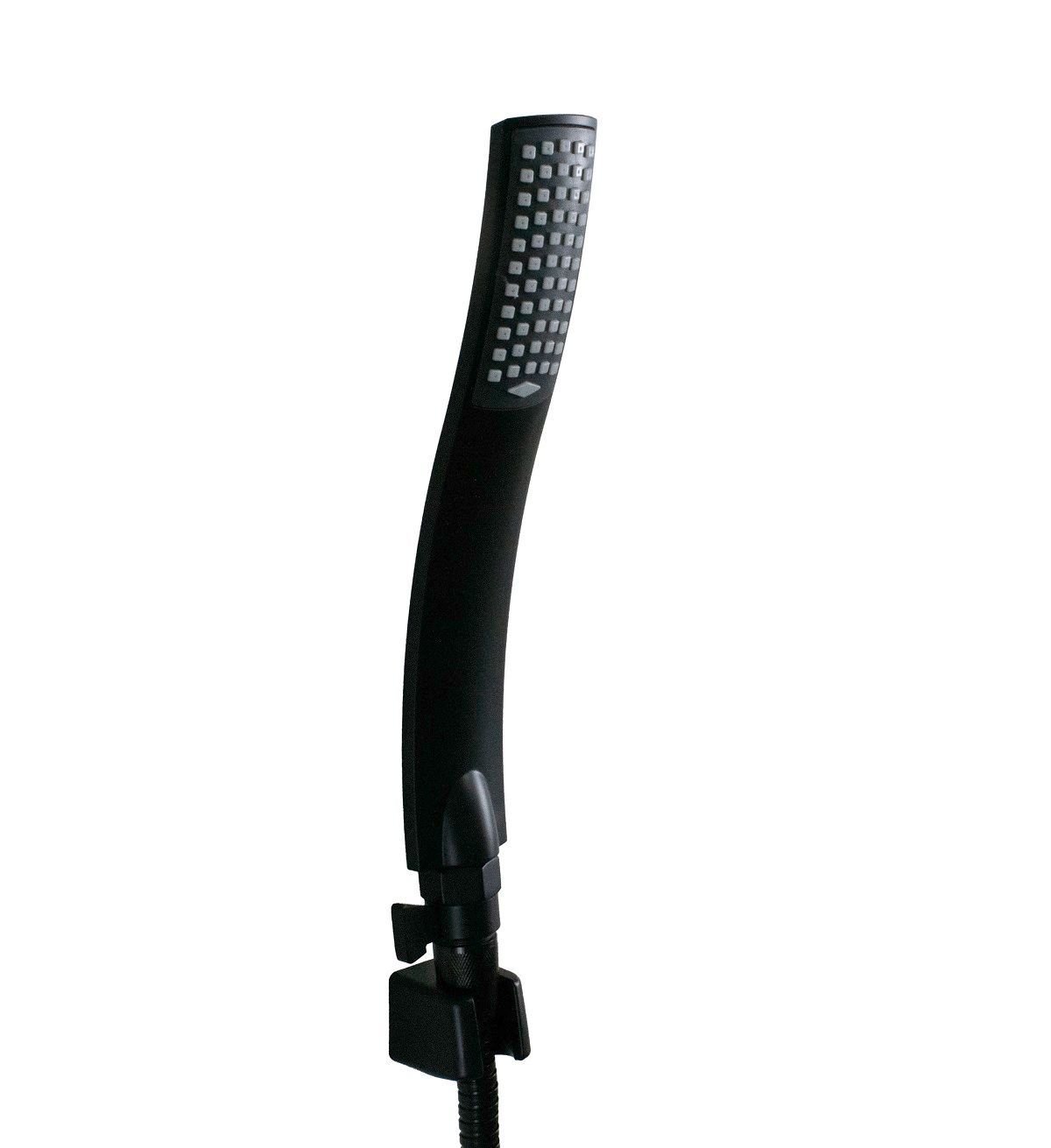 Ducha Higienica Preto Fosco com Registro e Mangueira em Abs - 5