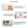 Trava de Segurança Geladeira Armario Kit 2 Unidades Bebe Criança Gaveta Fechadura Forno Evita Aciden - 5