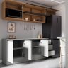 Cozinha Modulada 6 Peças 4 Aéreos 2 Balcões Nara CabeCasa MadeiraOriginals - 6