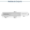 Ver imagem 7 de Cozinha Planejada 6 Peças 4 Aéreos 2 Balcões Nara CabeCasa MadeiraOriginals Marrom/Avena/Cinza Claro