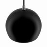 Kit 3 Pendente Bola Preto/Cromado /1 3002 + Lâmpada - 2