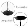 Kit 3 Pendente Bola Preto/Cromado /1 3002 + Lâmpada - 6