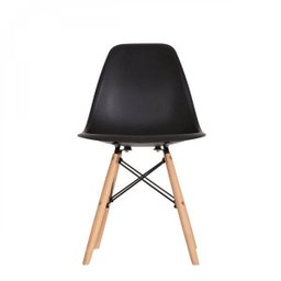 Cadeira Base em Madeira e Aço Eames Empório Tiffany - 5