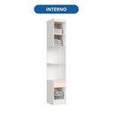Ver imagem 6 de Módulo Mesa de Cabeceira 2 Portas Infinity Branco/Line/Blush