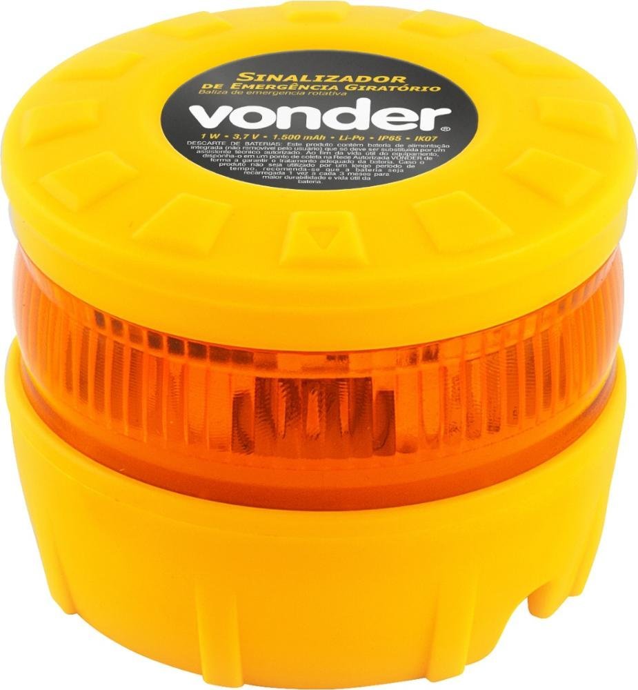 Sinalizador de Emergência Giratório Vonder - 1