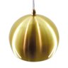 Kit Pendente Bola Dourado Escovado /2 3002 + Lâmpada - 6