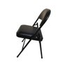 Cadeira Dobrável Alumínio Estofada Almofadada Maxchief Preta - 3