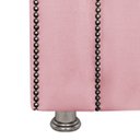 Ver imagem 5 de Cabeceira Estofada para Cama Box Queen 160cm Ravena Veludo - Sofa Store:veludo Rosa Claro