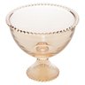Saladeira Cristal Com Pé Pearl Âmbar 21X19Cm - 2
