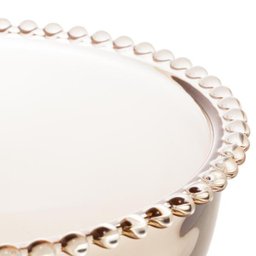 Saladeira Cristal Com Pé Pearl Âmbar 21X19Cm - 5