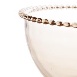 Saladeira Cristal Com Pé Pearl Âmbar 21X19Cm - 3