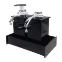 Ver imagem 3 de Kit Acessórios para Banheiro 3 Peças Elegance Preto