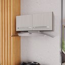Ver imagem 1 de Armário Aéreo Modulado para Geladeira Fidelitá Paris 70cm 2 Portas