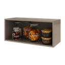 Ver imagem 4 de Armário Aéreo Modulado para Geladeira Fidelitá Paris 70cm 2 Portas
