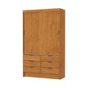 Ver imagem 2 de Guarda Roupa 6 Gavetas 2 Portas de Correr Sunset-grand Line
