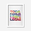 Ver imagem 1 de Quadro Decorativo Toda Família É Igual, Mas A Nossa É Mais Legal 33cmx24cm Los Quadros