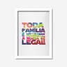 Quadro Decorativo Toda Família É Igual, Mas A Nossa É Mais Legal 33cmx24cm Los Quadros - 1
