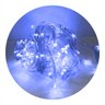 Cordão com 100 Lampadas de Led Formato Pequena Gota 10 Metros Fio Crystal Cor:azul - 1