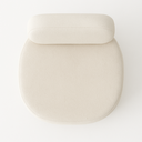 Ver imagem 2 de Poltrona Estofada Confortável Off White Design Minimalista