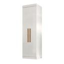 Ver imagem 2 de Guarda-roupa Solteiro Odisseia Plus 2 Portas Branco - Maxel