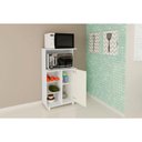 Ver imagem 3 de Balcão de Cozinha Fruteira Bf3207 C/ 1 Porta 2 Cestos e 1 Nicho 60cm Branco - Tecno Mobili
