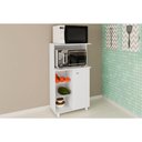 Ver imagem 1 de Balcão de Cozinha Fruteira Bf3207 C/ 1 Porta 2 Cestos e 1 Nicho 60cm Branco - Tecno Mobili