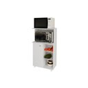 Ver imagem 4 de Balcão de Cozinha Fruteira Bf3207 C/ 1 Porta 2 Cestos e 1 Nicho 60cm Branco - Tecno Mobili