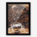 Ver imagem 1 de Quadro Decorativo Café, Grão de Café 33cmx24cm Los Quadros