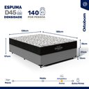 Ver imagem 3 de Cama Box com Colchão de Espuma D45 Ortobom Airtech 150 Casal 138cm