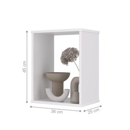 Conjunto Nichos 10 Compartimento Alfa Branco - 4