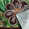 Tapete para Cozinha Kit 3 Peças Pintado À Mão Flor Marrom 02 - 5