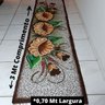 Tapete Passadeira Grande 3 Metros Pintado A Mão Flor Amarela - 2