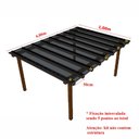 Ver imagem 2 de Cobertura Policarbonato Alveolar 4,00m x 1,00m - Fume 4mm