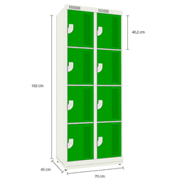 Armário de Aço 8 Portas - Nk 2334 Compatível com Capacete - 4