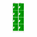 Ver imagem 2 de Armário de Aço 8 Portas - Nk 2334 Compatível com Capacete