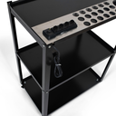 Ver imagem 3 de Carrinho Pro Tattoo Flip Two com Gaveta em Aço com Rodas