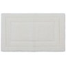 Tapete de Banheiro Microfibra Base Látex Antiderrapante Vizapi Golden 50x80cm Branco - 1