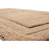 Tapete de Banheiro Microfibra Base Látex Antiderrapante Vizapi Golden 50x80cm Marrom Castor - 3