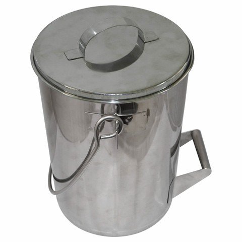 Balde com tampa em aço inox Therj BCTAI F - 50000ml