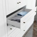 Ver imagem 5 de Guarda-Roupa Casal 6 Portas 4 Gavetas Americano 