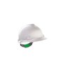 Capacete Msa Branco V-gard Carneira Push Key Jugular Obra - 3