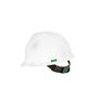Capacete Msa Branco V-gard Carneira Push Key Jugular Obra - 1