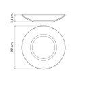 Ver imagem 4 de Prato Fundo Tramontina Jacqueline em Porcelana Branca 21 cm