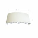 Ver imagem 3 de Luminária Arandela Triple LED 6 Faxos 6W 3000K Branco