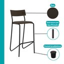 Ver imagem 7 de Conjunto Sala de Jantar Carraro Pienza com Mesa e 2 Banquetas