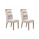 Ver imagem 7 de Conjunto: Mesa Sala Jantar Alvorada C/ Tampo Madeirado Canto Reto 180x90cm e 6 Cadeiras Imperatriz