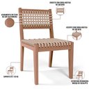 Ver imagem 3 de Cadeira para Área Externa Cozinha Varanda Corda Náutica Bege Giardino G01 Castanheira - Lyam Decor